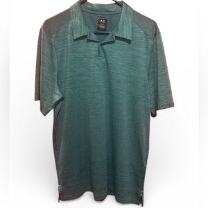 Oakley Men's Heathered Green Polo